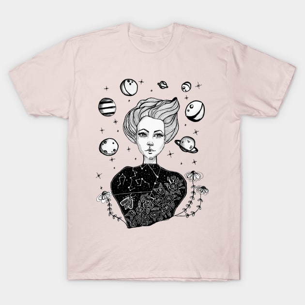 Mystery T-Shirt by rosana art